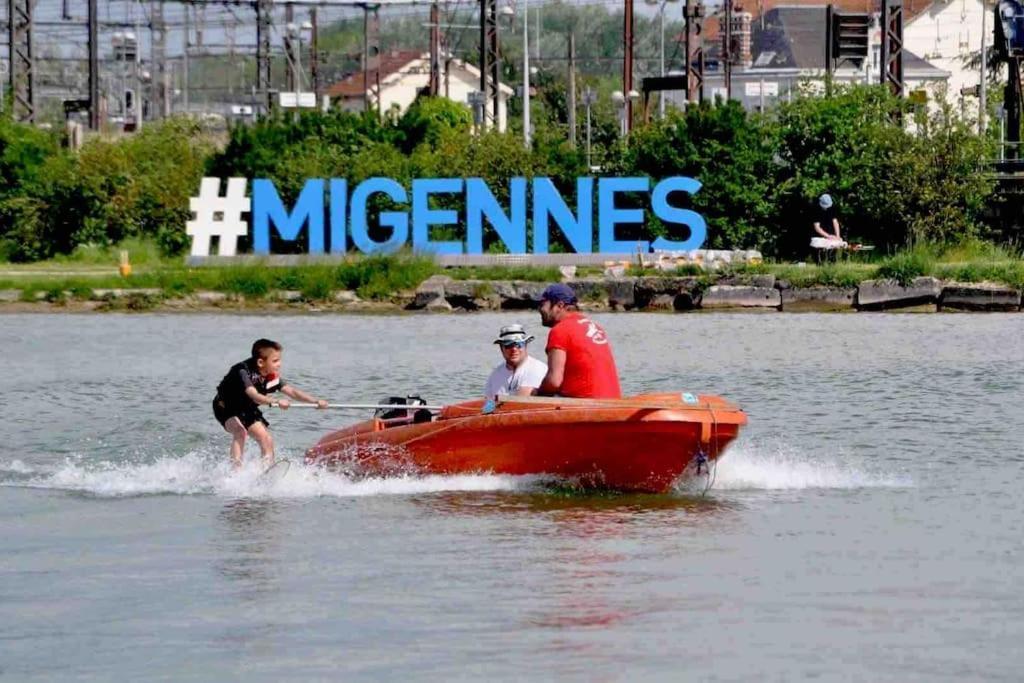 Vila Le Ni' De Jess Migennes Exteriér fotografie